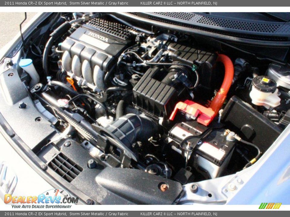 2011 Honda CR-Z EX Sport Hybrid Storm Silver Metallic / Gray Fabric Photo #32