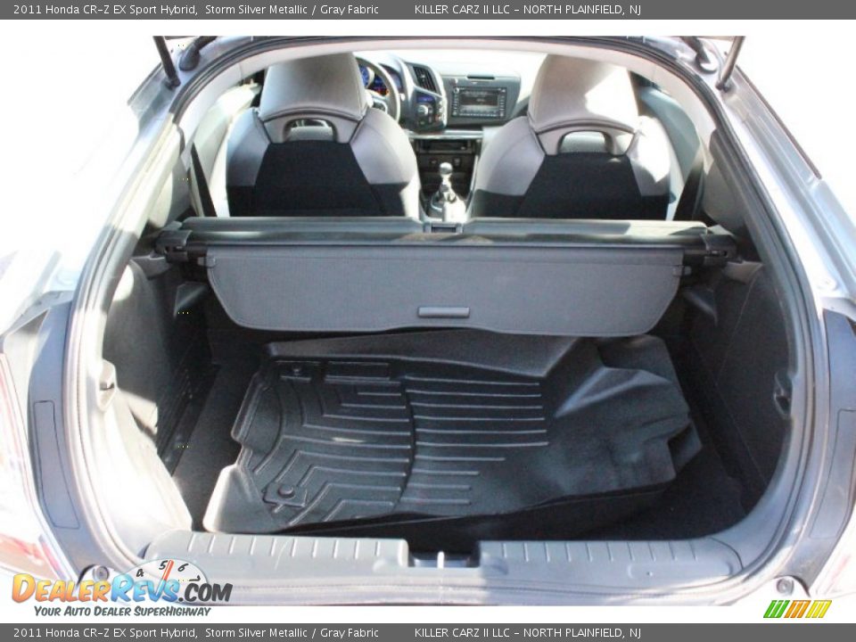 2011 Honda CR-Z EX Sport Hybrid Storm Silver Metallic / Gray Fabric Photo #34