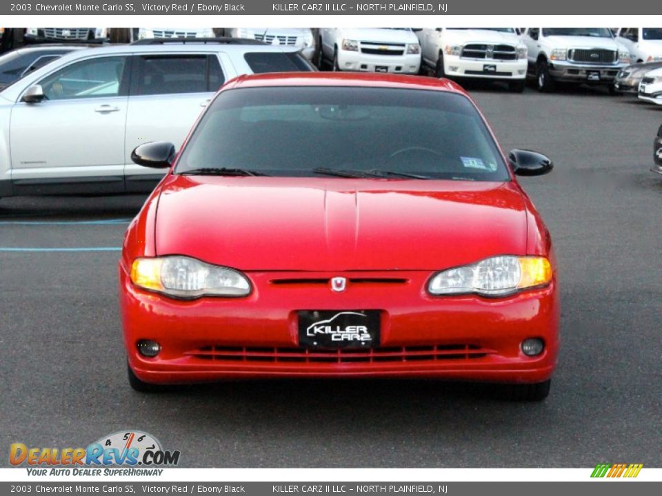2003 Chevrolet Monte Carlo SS Victory Red / Ebony Black Photo #2
