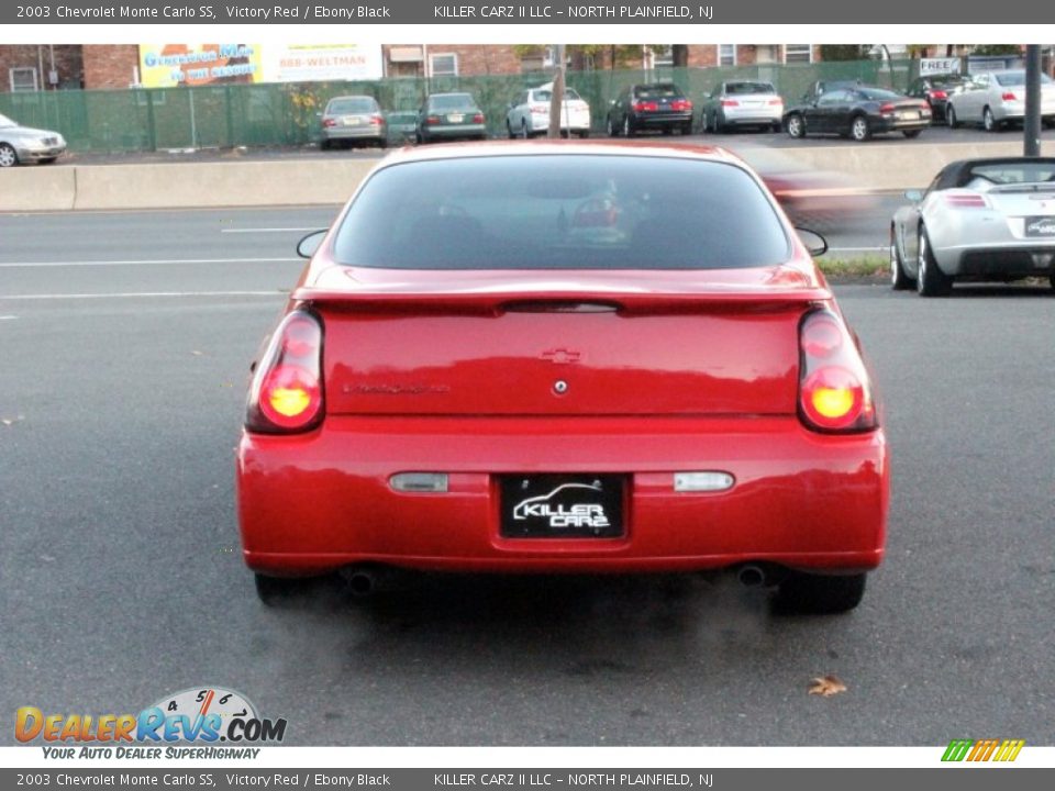 2003 Chevrolet Monte Carlo SS Victory Red / Ebony Black Photo #6