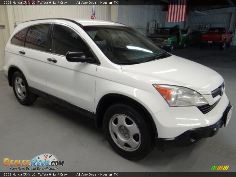 2008 Honda CR-V LX Taffeta White / Gray Photo #3