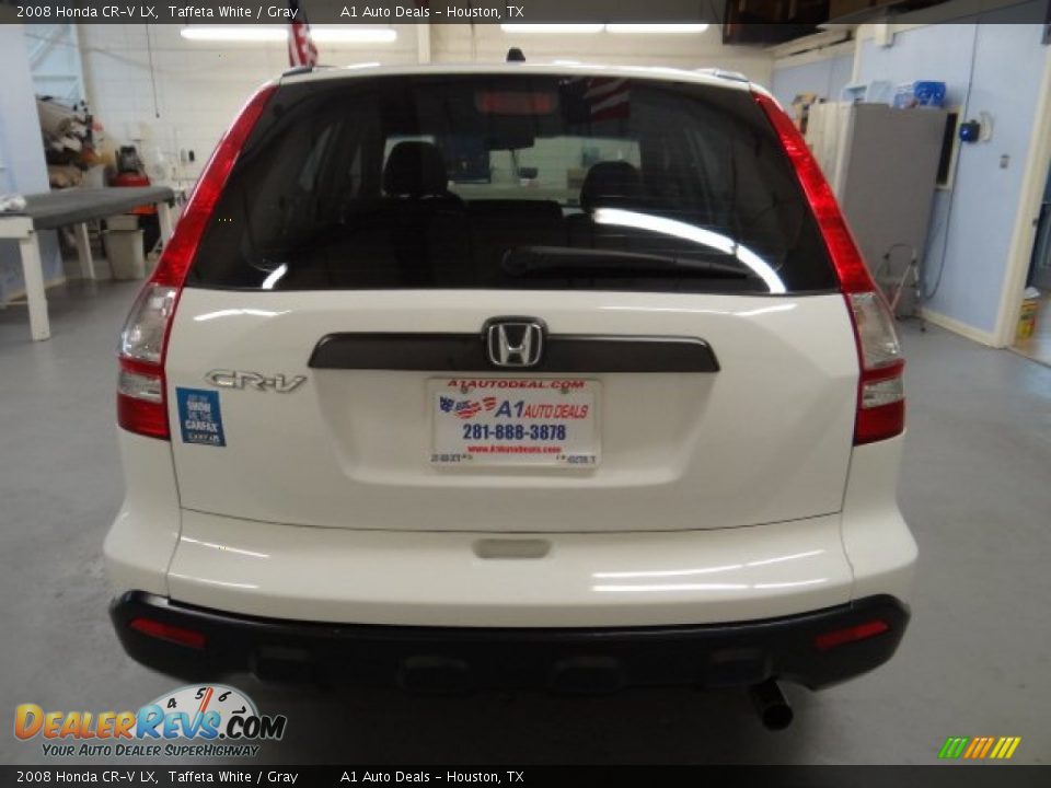 2008 Honda CR-V LX Taffeta White / Gray Photo #5