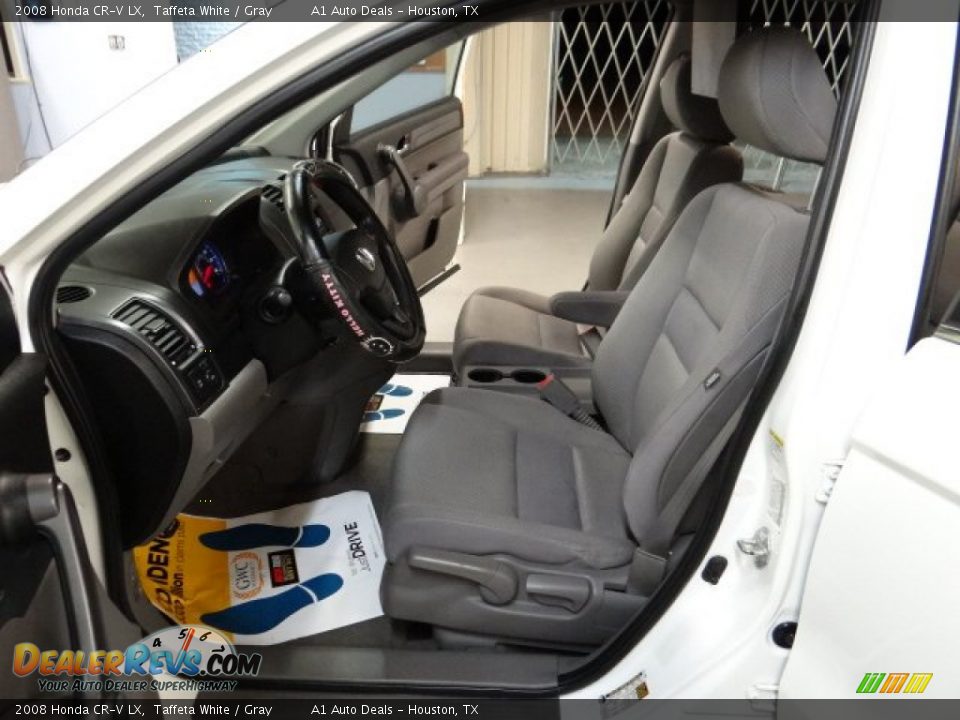 2008 Honda CR-V LX Taffeta White / Gray Photo #10