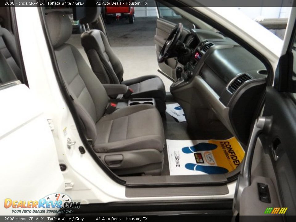 2008 Honda CR-V LX Taffeta White / Gray Photo #15