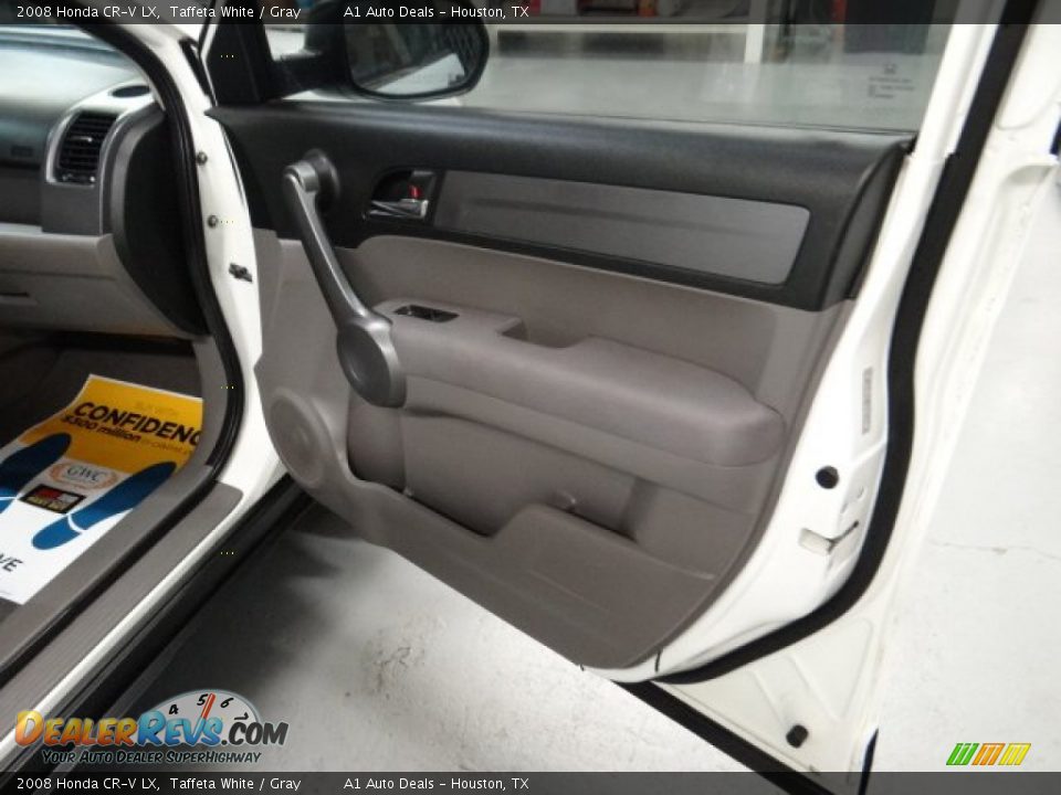 2008 Honda CR-V LX Taffeta White / Gray Photo #16