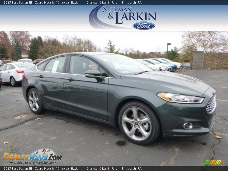 2015 Ford Fusion SE Guard Metallic / Charcoal Black Photo #1