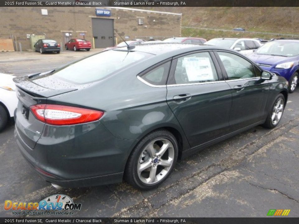 2015 Ford Fusion SE Guard Metallic / Charcoal Black Photo #5