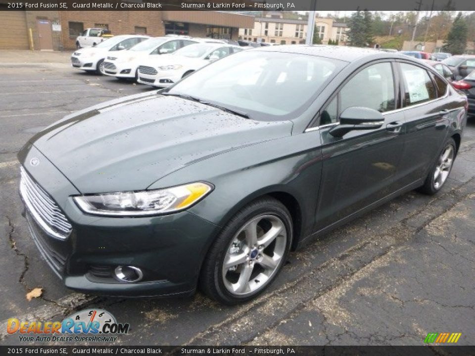 2015 Ford Fusion SE Guard Metallic / Charcoal Black Photo #7