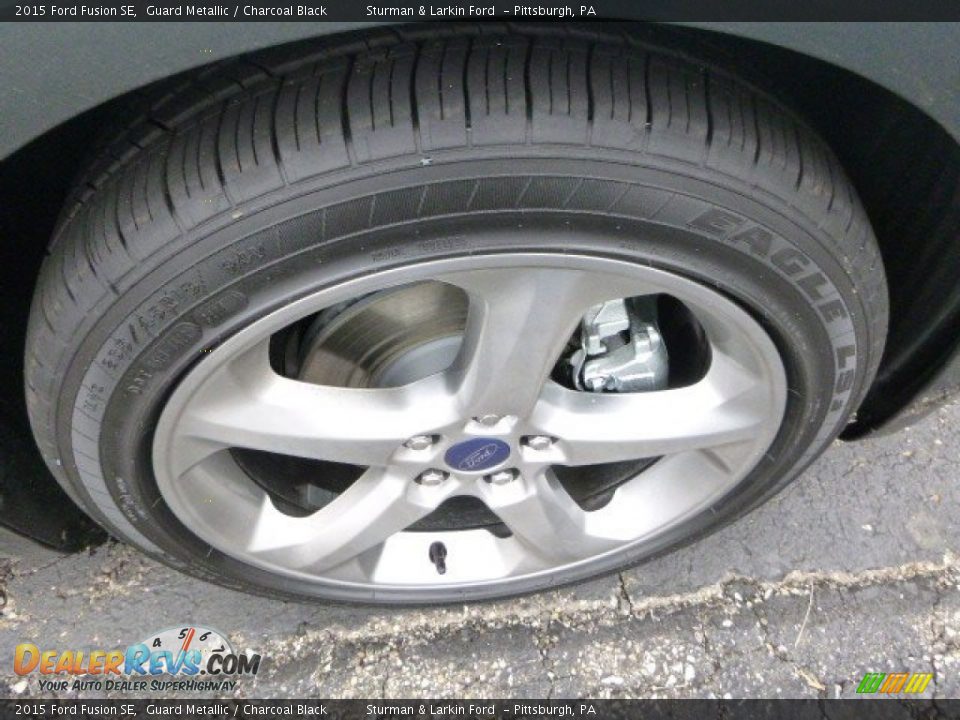 2015 Ford Fusion SE Guard Metallic / Charcoal Black Photo #9