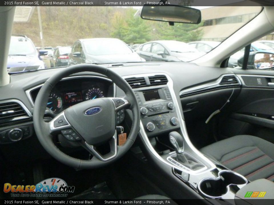 2015 Ford Fusion SE Guard Metallic / Charcoal Black Photo #10