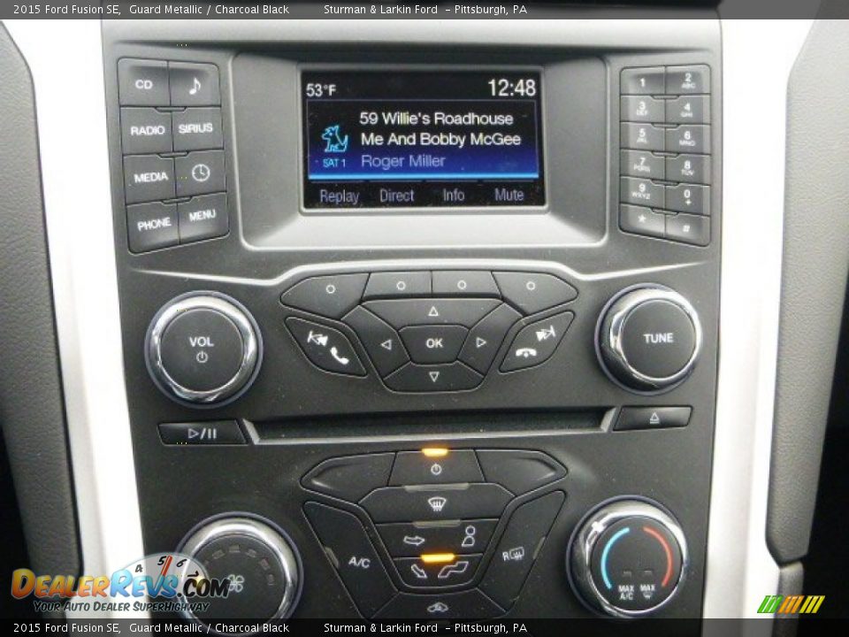 2015 Ford Fusion SE Guard Metallic / Charcoal Black Photo #12