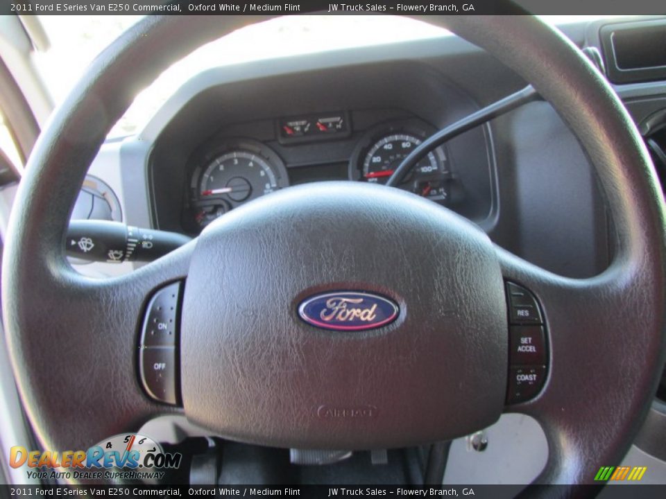 2011 Ford E Series Van E250 Commercial Oxford White / Medium Flint Photo #36