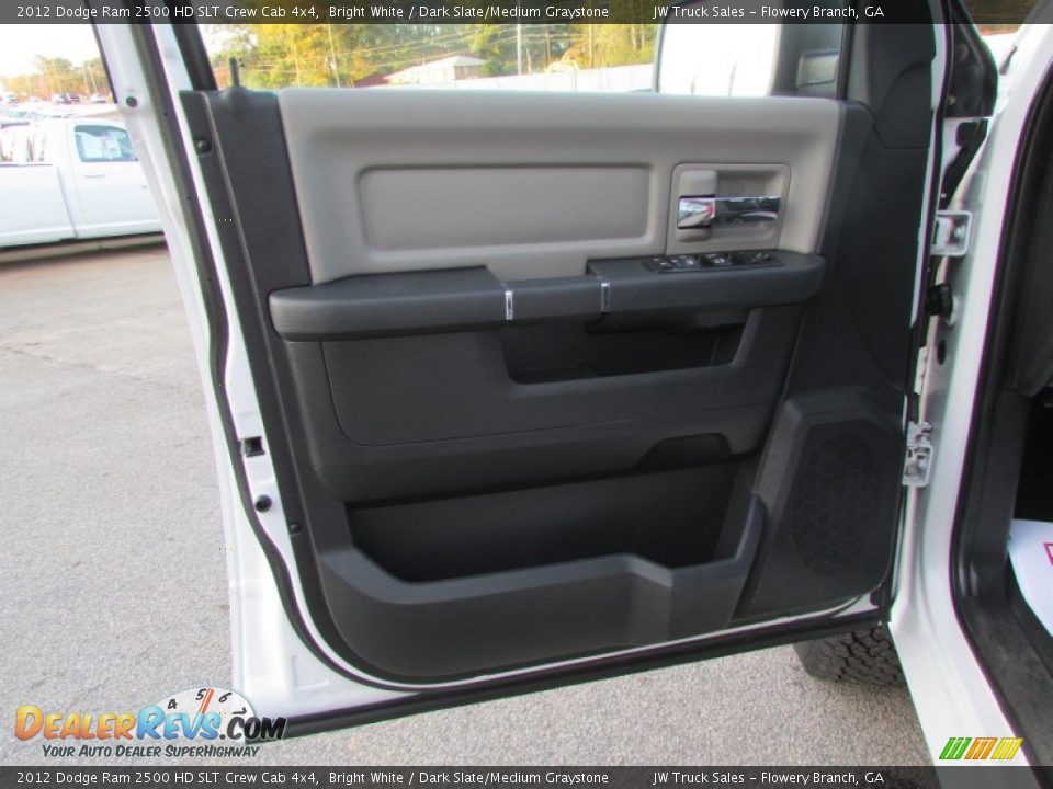 2012 Dodge Ram 2500 HD SLT Crew Cab 4x4 Bright White / Dark Slate/Medium Graystone Photo #34