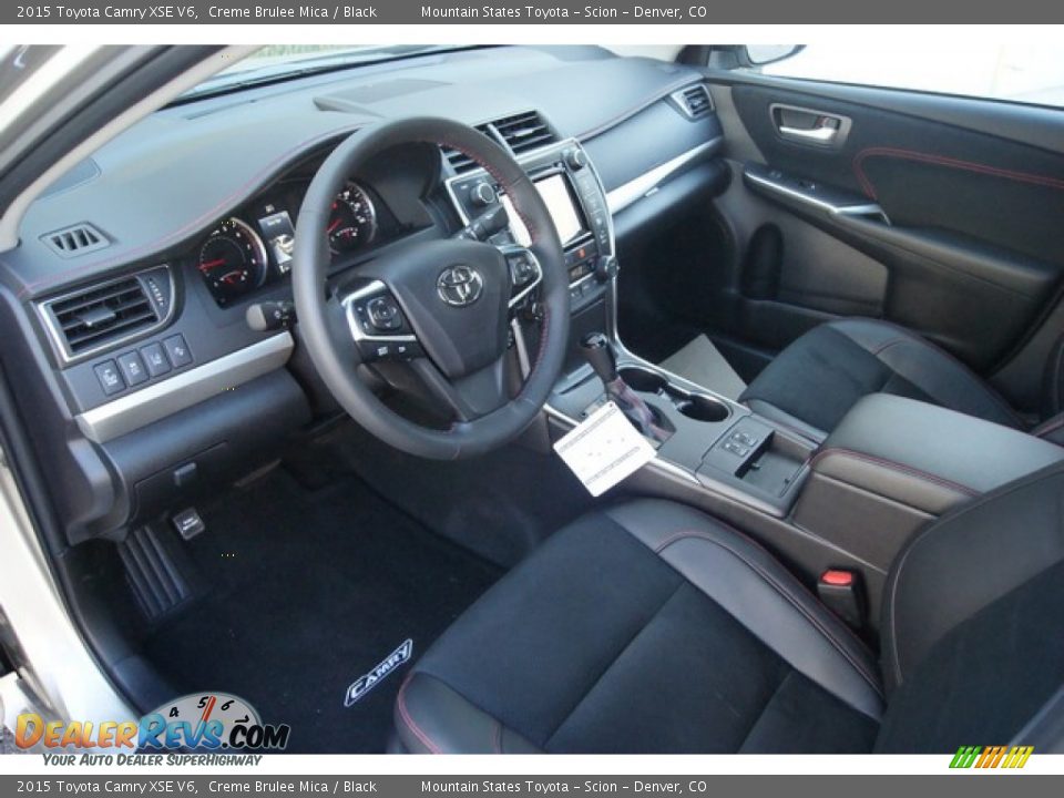Black Interior - 2015 Toyota Camry XSE V6 Photo #5