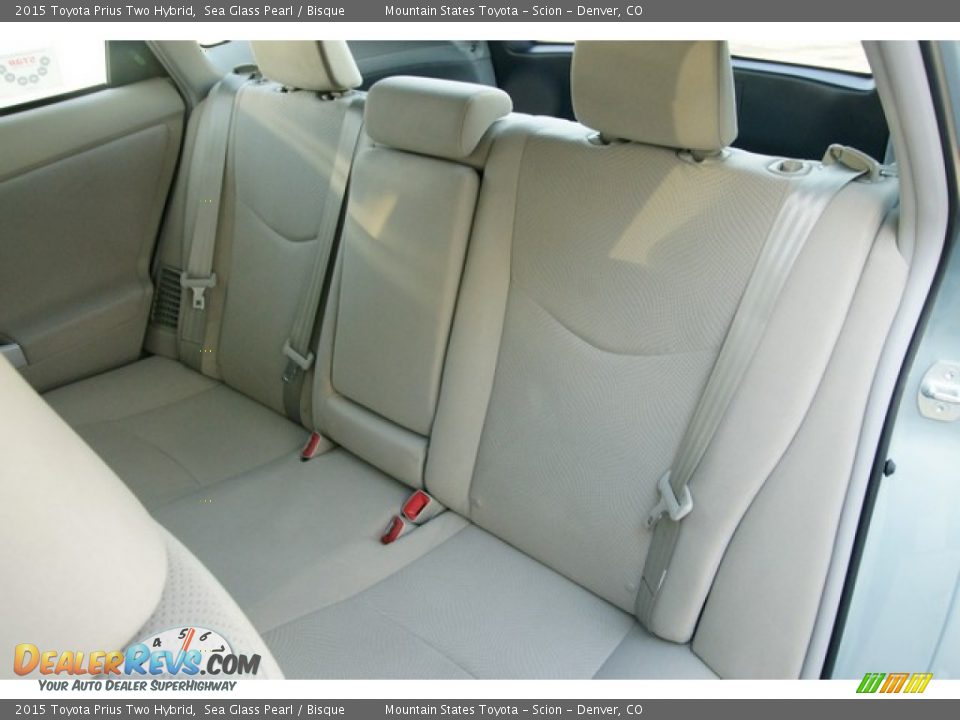 2015 Toyota Prius Two Hybrid Sea Glass Pearl / Bisque Photo #7