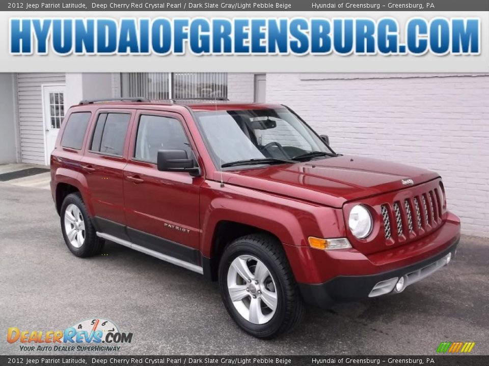 2012 Jeep Patriot Latitude Deep Cherry Red Crystal Pearl / Dark Slate Gray/Light Pebble Beige Photo #1