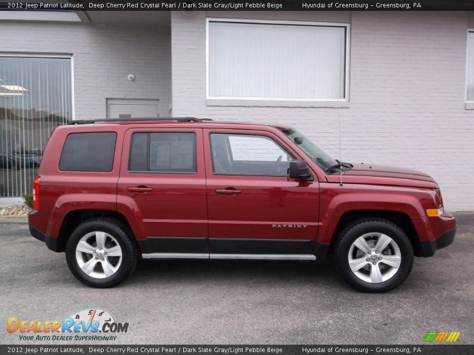 2012 Jeep Patriot Latitude Deep Cherry Red Crystal Pearl / Dark Slate Gray/Light Pebble Beige Photo #2