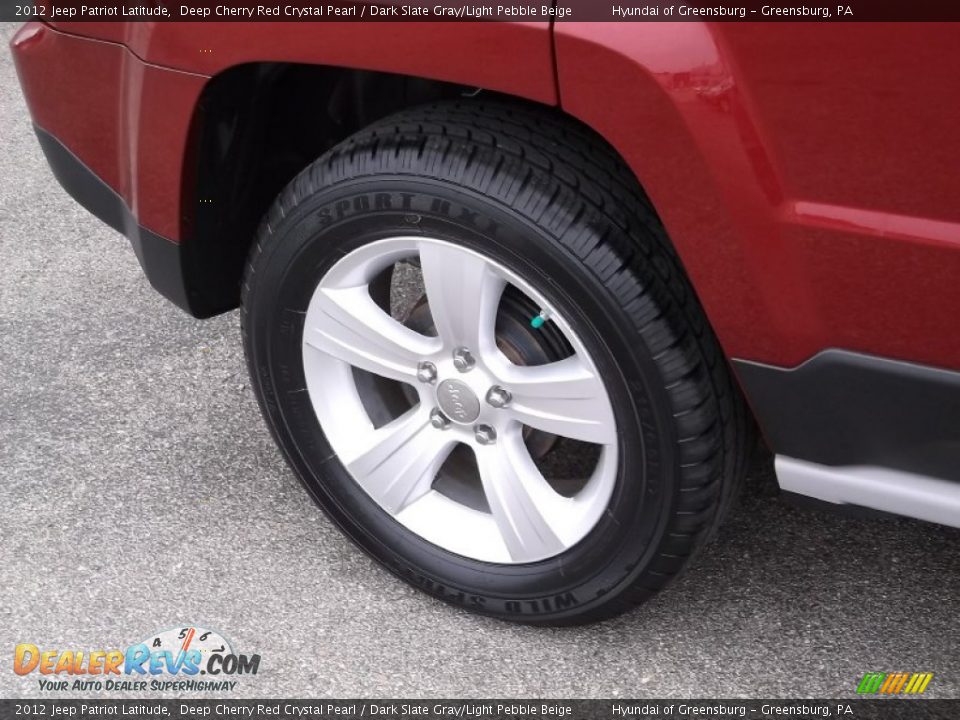 2012 Jeep Patriot Latitude Deep Cherry Red Crystal Pearl / Dark Slate Gray/Light Pebble Beige Photo #3