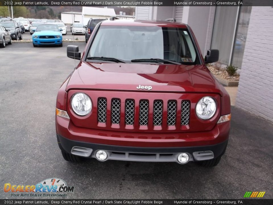 2012 Jeep Patriot Latitude Deep Cherry Red Crystal Pearl / Dark Slate Gray/Light Pebble Beige Photo #5