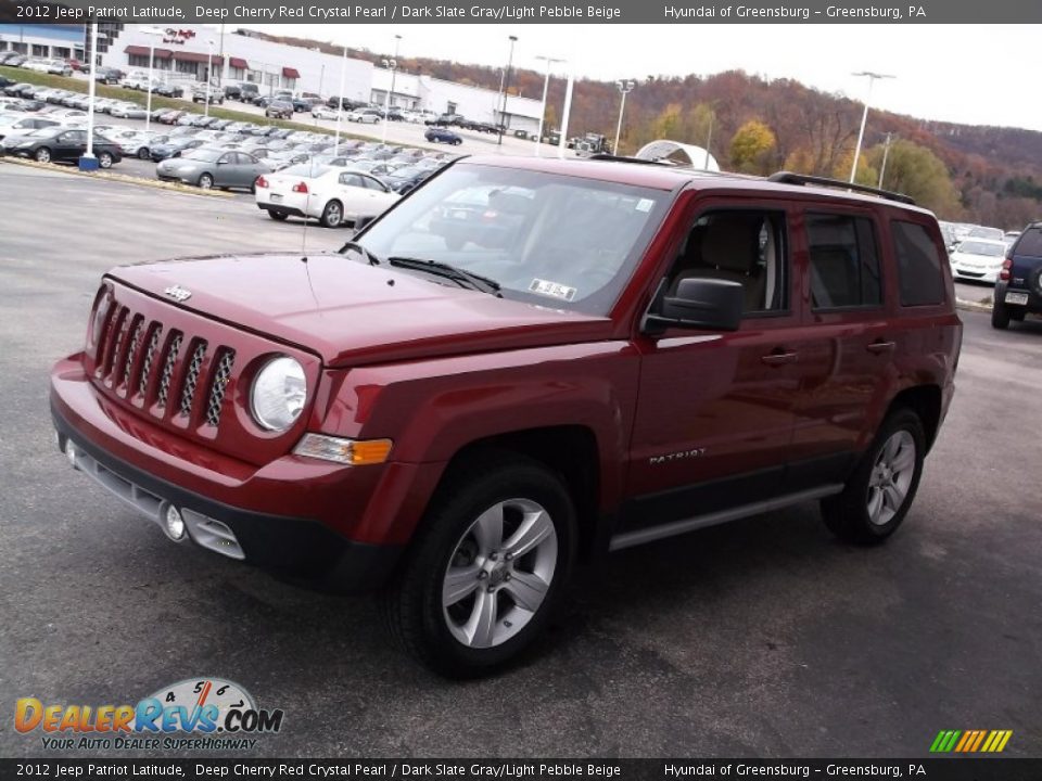 2012 Jeep Patriot Latitude Deep Cherry Red Crystal Pearl / Dark Slate Gray/Light Pebble Beige Photo #6