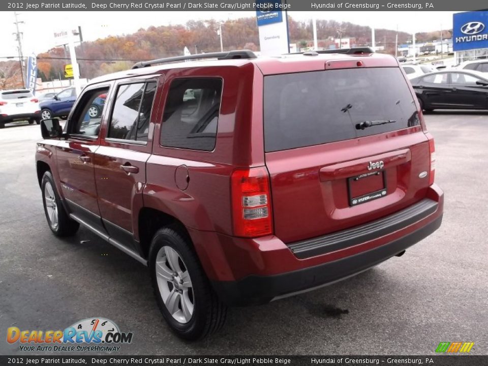 2012 Jeep Patriot Latitude Deep Cherry Red Crystal Pearl / Dark Slate Gray/Light Pebble Beige Photo #7