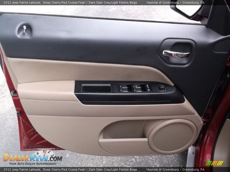 2012 Jeep Patriot Latitude Deep Cherry Red Crystal Pearl / Dark Slate Gray/Light Pebble Beige Photo #12