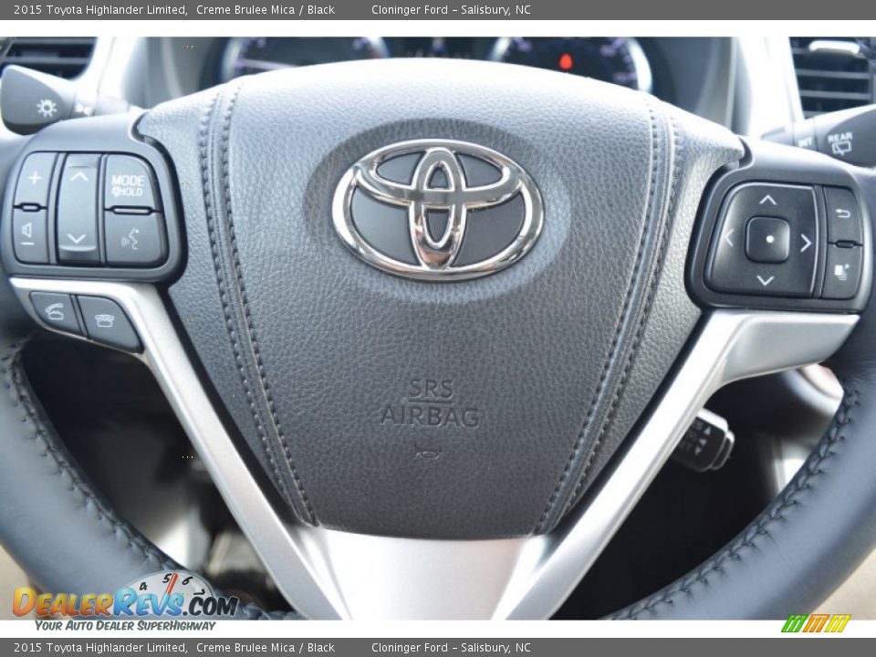 2015 Toyota Highlander Limited Steering Wheel Photo #22