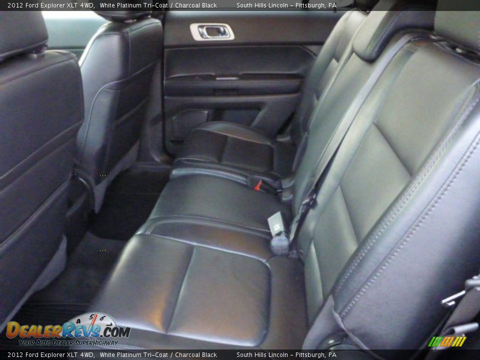 2012 Ford Explorer XLT 4WD White Platinum Tri-Coat / Charcoal Black Photo #14