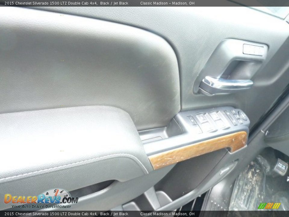2015 Chevrolet Silverado 1500 LTZ Double Cab 4x4 Black / Jet Black Photo #2