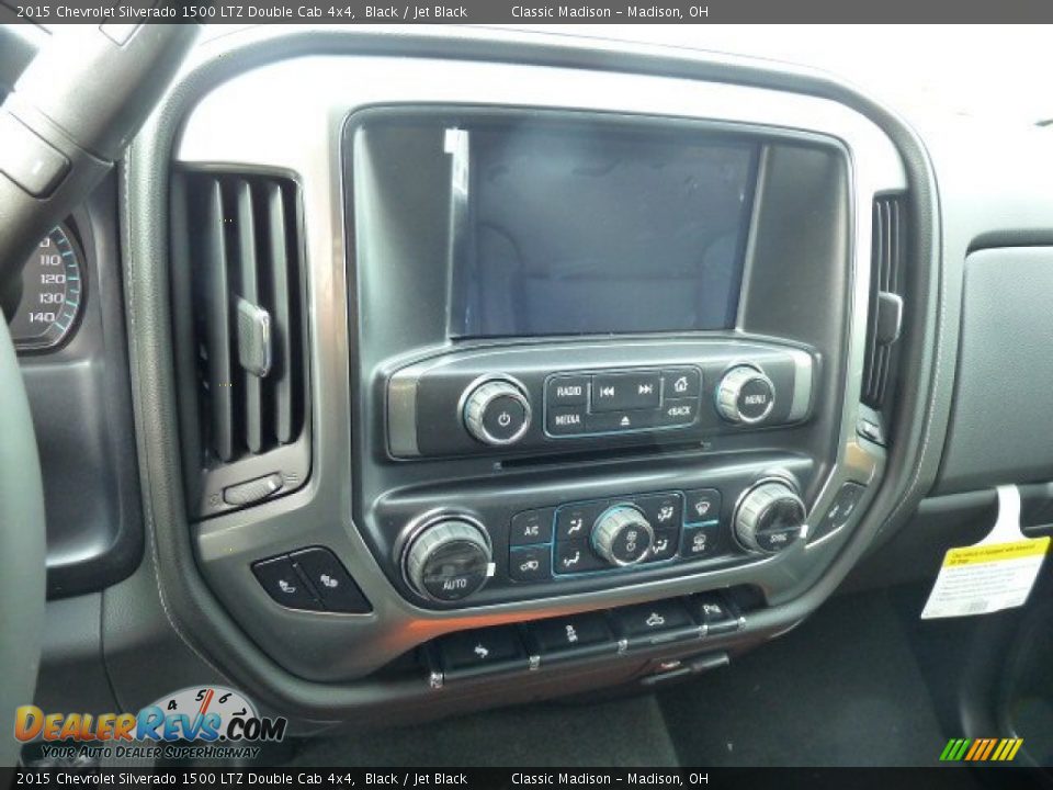 2015 Chevrolet Silverado 1500 LTZ Double Cab 4x4 Black / Jet Black Photo #5