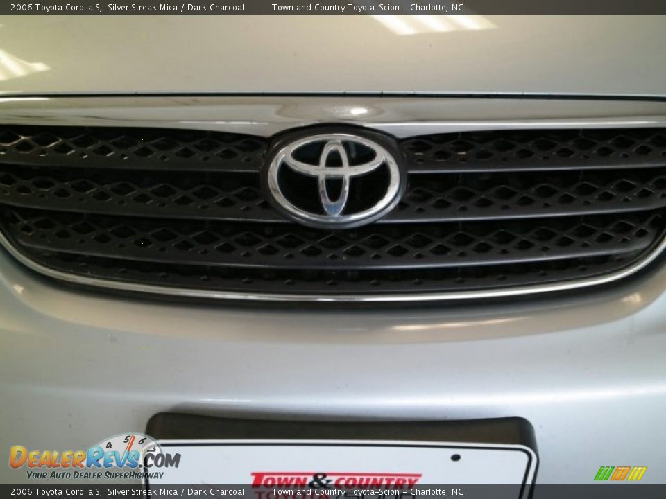 2006 Toyota Corolla S Silver Streak Mica / Dark Charcoal Photo #6