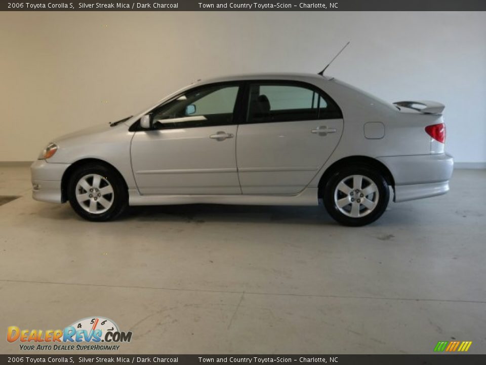2006 Toyota Corolla S Silver Streak Mica / Dark Charcoal Photo #8
