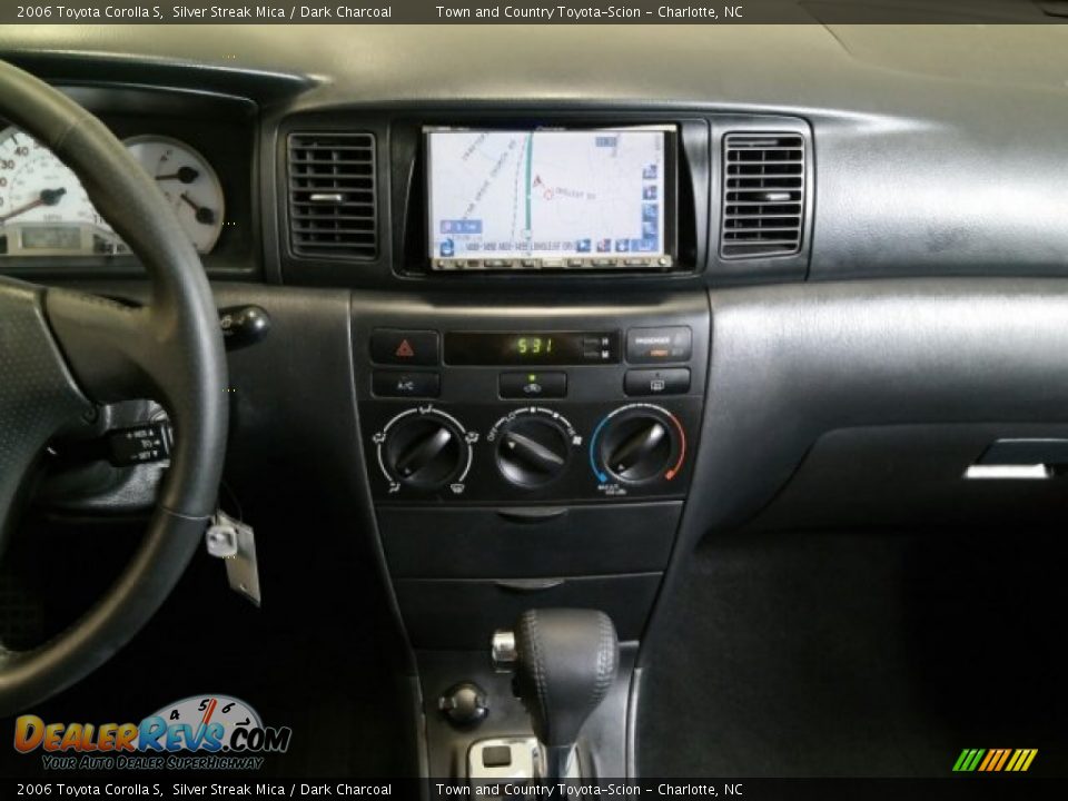 2006 Toyota Corolla S Silver Streak Mica / Dark Charcoal Photo #30