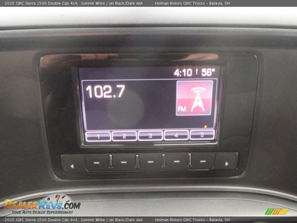 2015 GMC Sierra 1500 Double Cab 4x4 Summit White / Jet Black/Dark Ash Photo #7