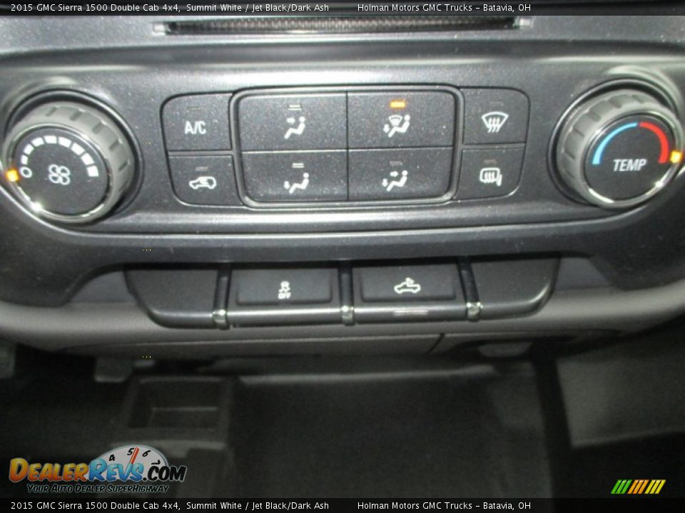2015 GMC Sierra 1500 Double Cab 4x4 Summit White / Jet Black/Dark Ash Photo #8