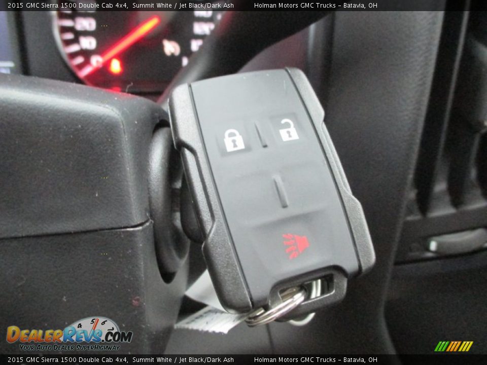 2015 GMC Sierra 1500 Double Cab 4x4 Summit White / Jet Black/Dark Ash Photo #10