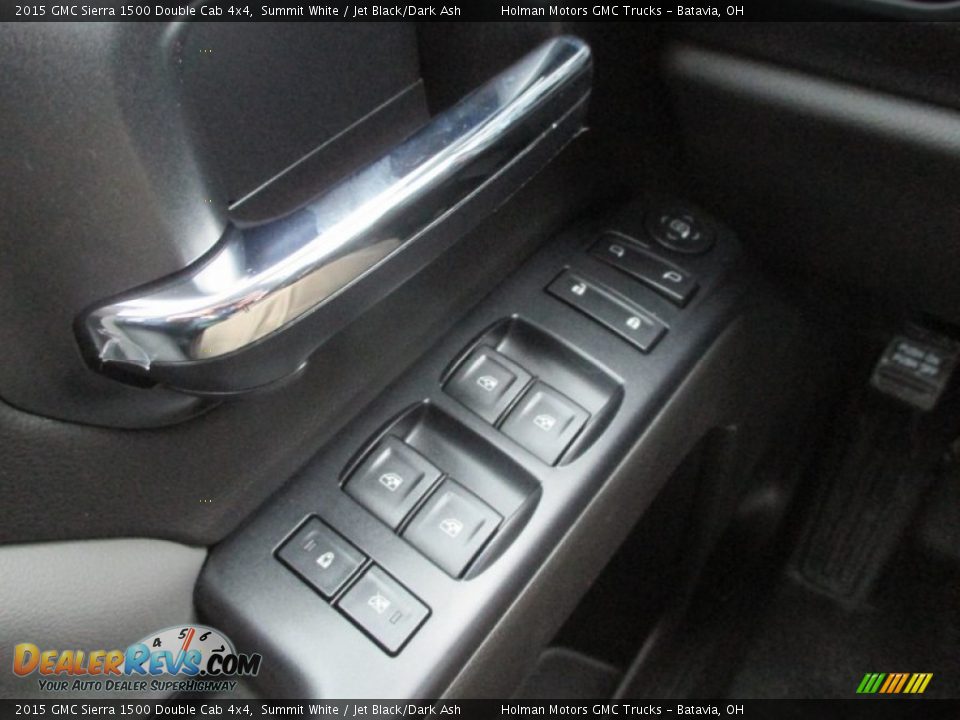 2015 GMC Sierra 1500 Double Cab 4x4 Summit White / Jet Black/Dark Ash Photo #13