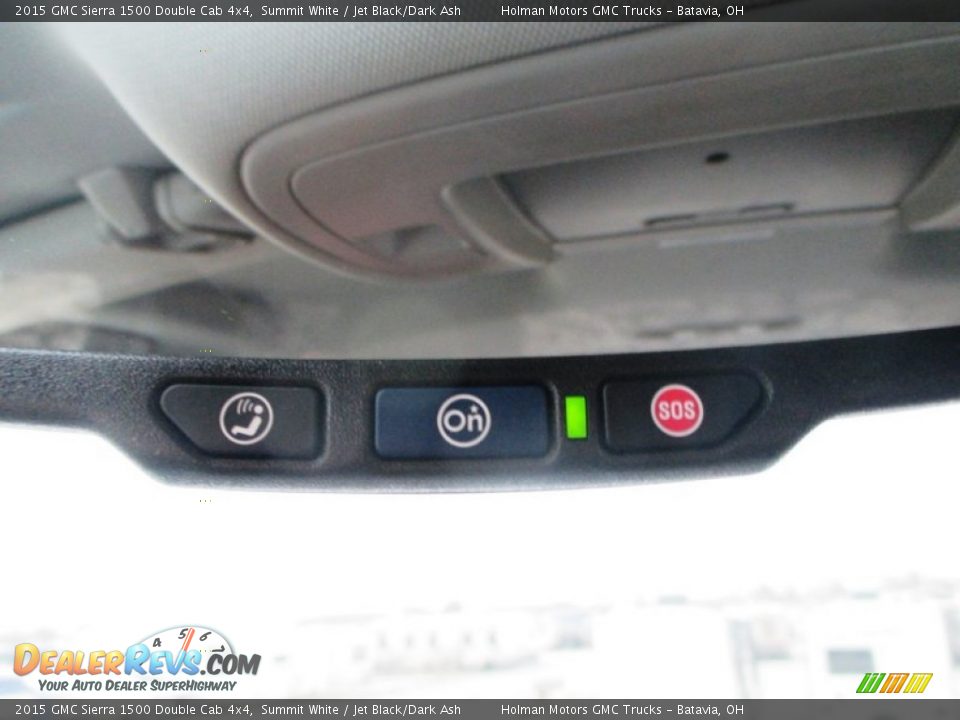 2015 GMC Sierra 1500 Double Cab 4x4 Summit White / Jet Black/Dark Ash Photo #15