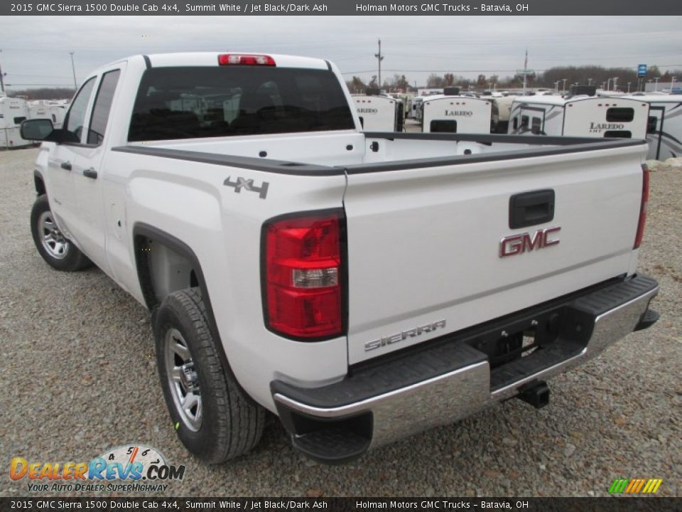2015 GMC Sierra 1500 Double Cab 4x4 Summit White / Jet Black/Dark Ash Photo #18