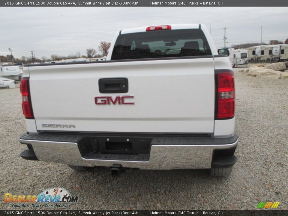 2015 GMC Sierra 1500 Double Cab 4x4 Summit White / Jet Black/Dark Ash Photo #19