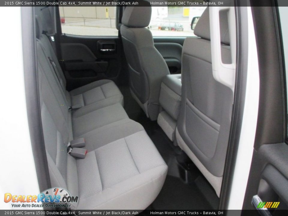 2015 GMC Sierra 1500 Double Cab 4x4 Summit White / Jet Black/Dark Ash Photo #20