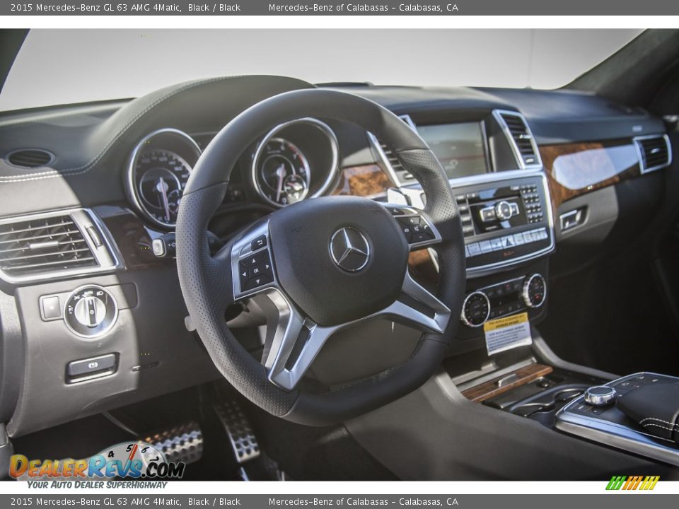 2015 Mercedes-Benz GL 63 AMG 4Matic Black / Black Photo #5