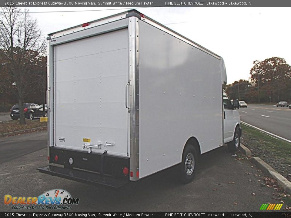 2015 Chevrolet Express Cutaway 3500 Moving Van Summit White / Medium Pewter Photo #5