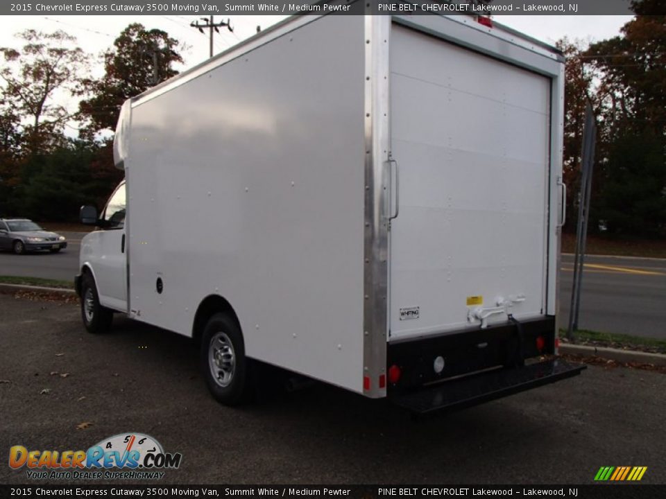 2015 Chevrolet Express Cutaway 3500 Moving Van Summit White / Medium Pewter Photo #7