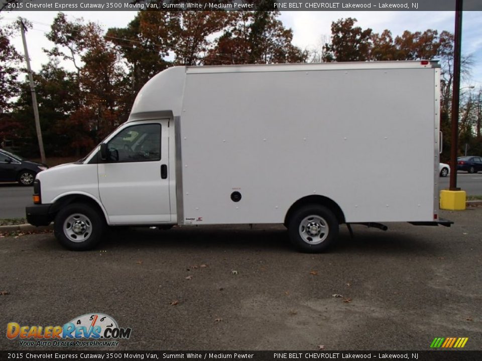 Summit White 2015 Chevrolet Express Cutaway 3500 Moving Van Photo #8