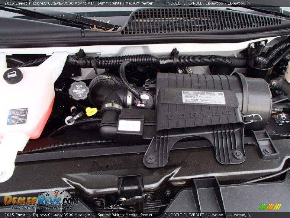 2015 Chevrolet Express Cutaway 3500 Moving Van 6.0 Liter OHV 16-Valve Vortec FlexFuel V8 Engine Photo #17