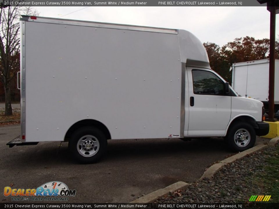 2015 Chevrolet Express Cutaway 3500 Moving Van Summit White / Medium Pewter Photo #4
