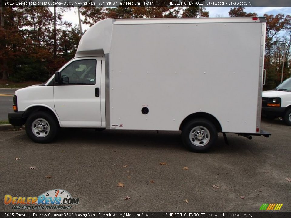 2015 Chevrolet Express Cutaway 3500 Moving Van Summit White / Medium Pewter Photo #8