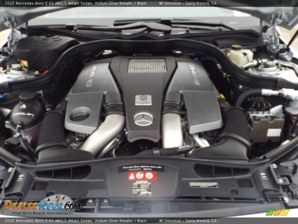 2015 Mercedes-Benz E 63 AMG S 4Matic Sedan Iridium Silver Metallic / Black Photo #18