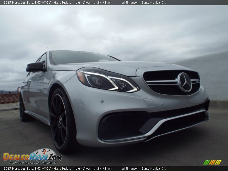 2015 Mercedes-Benz E 63 AMG S 4Matic Sedan Iridium Silver Metallic / Black Photo #21